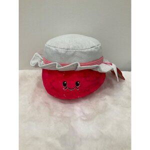 Gigglescape Red Strawberry with Hat Plush Toy New with Tags Giggle Scape